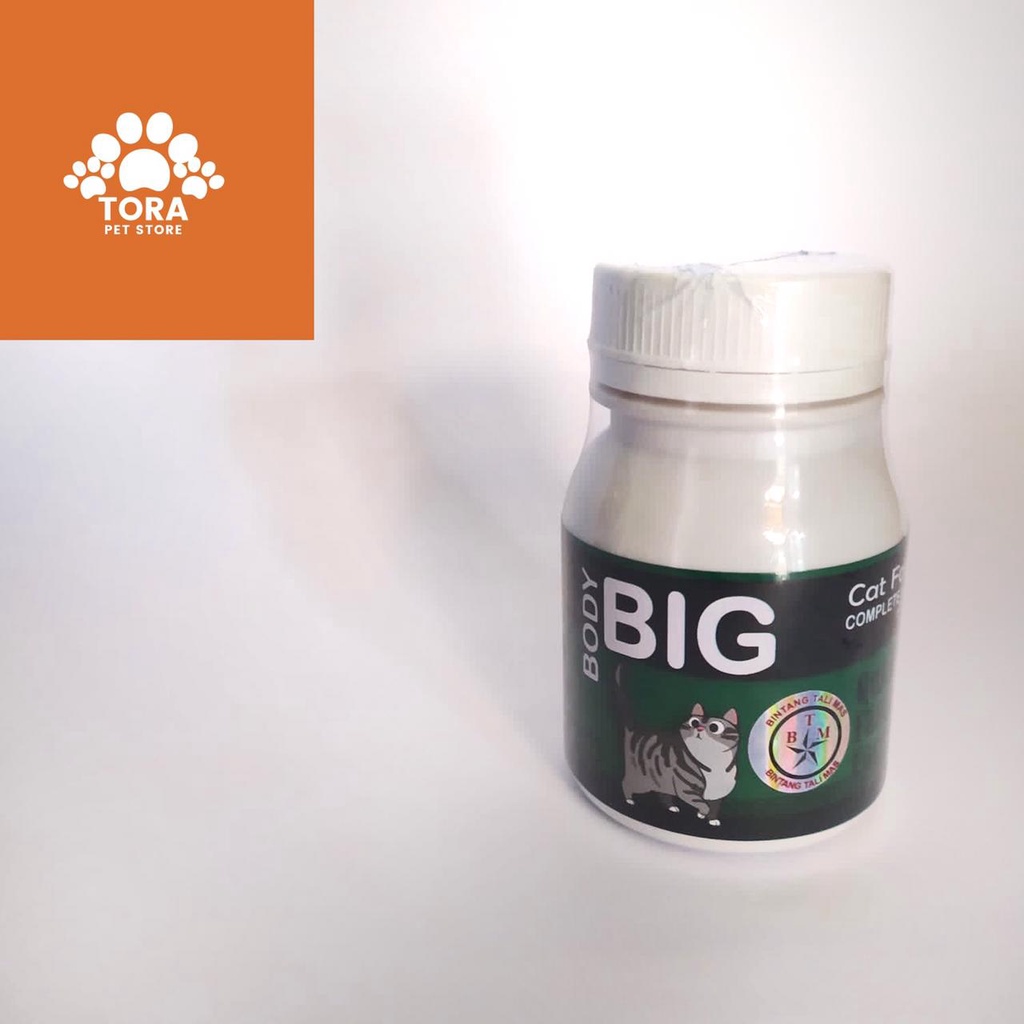 BODY BIG CAT / PENGGEMUK KUCING / VITAMIN KUCING / CAT FATER POWDER / BTM / BIG BODY