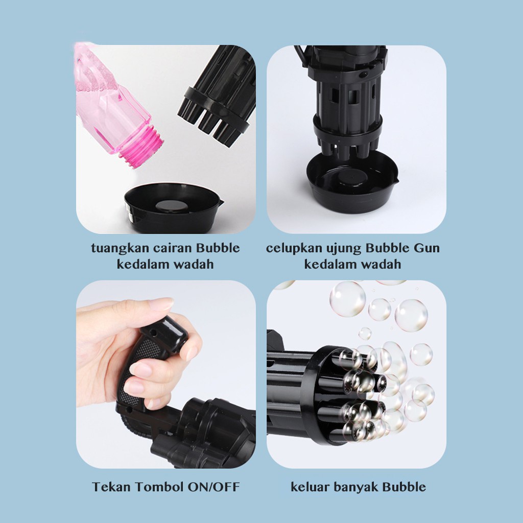 Mainan Bubble Camera Elektrik Mainan Gelembung Sabun Bentuk Kamera Buble Ada Lampu dan Musik/C 85