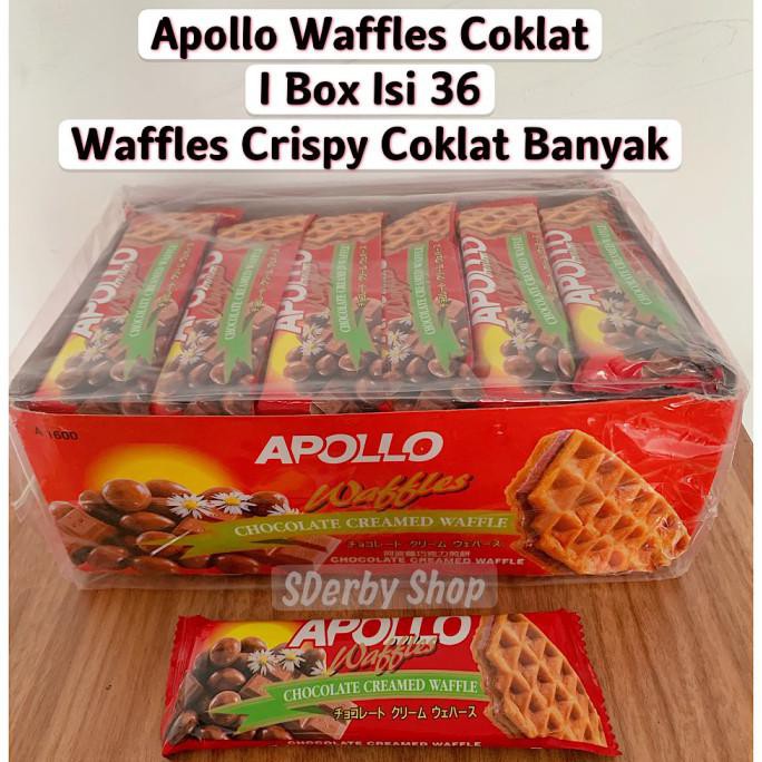 

Pasti Ready Apollo Waffles Chocolate Snack Coklat Malaysia 1 Bos Isi 36 Pcs