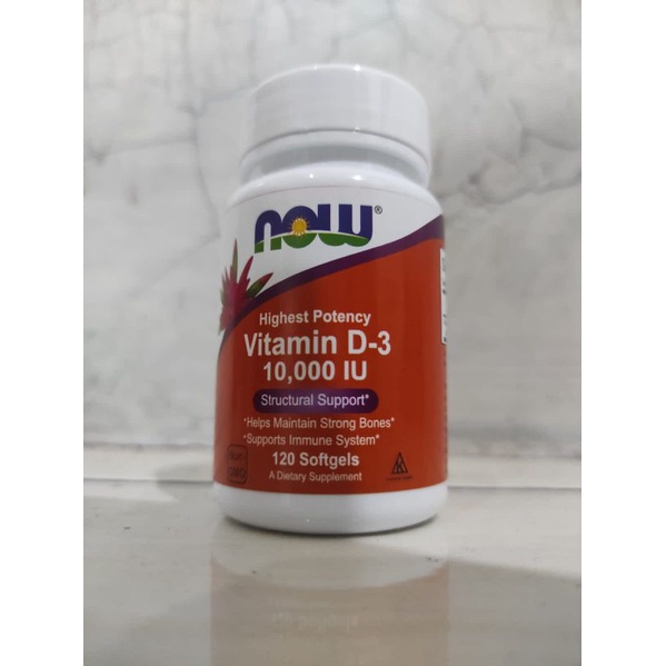 

MURAH VITAMIN Now Food Vitamin D3 & K2 ORI USA Vit D3 K2 120 Butir