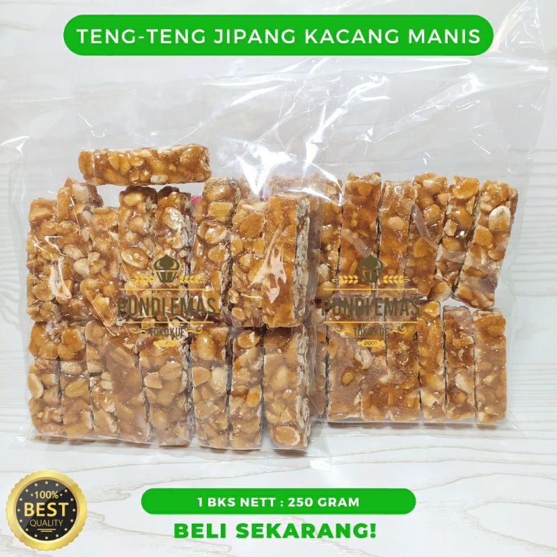 Jipang Kacang 250gr / Teng Teng Kacang Karamel