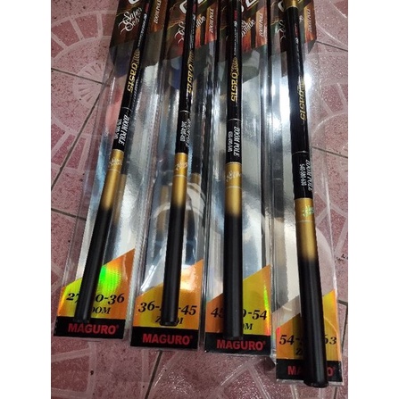 Tegek Maguro oasis 360cm 540cm 630cm zoom bahan carbon