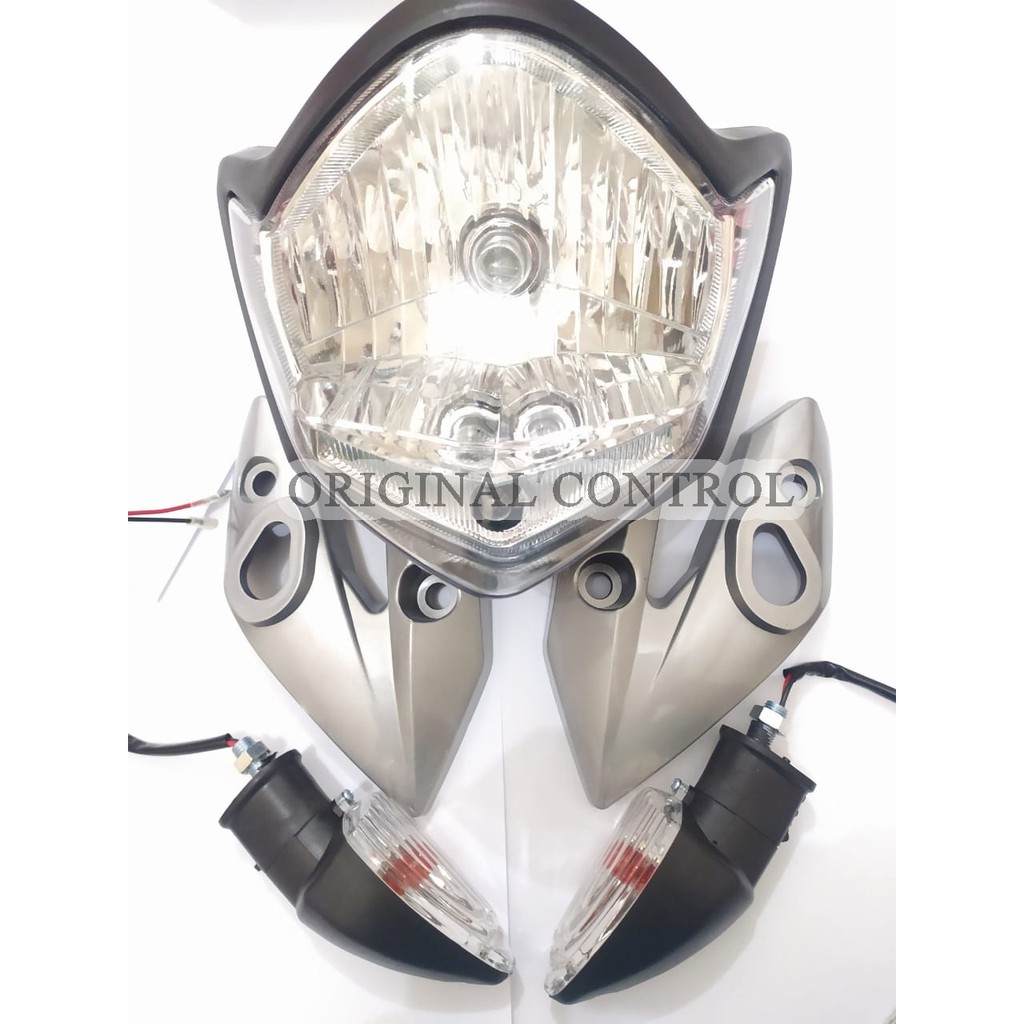 Reflektor lampu depan Vixion new + kupingan Vixion new + sein standar Vixion new YAMAHA