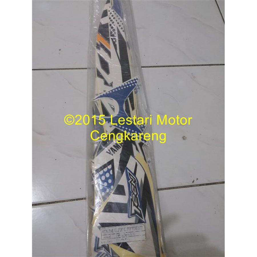 Stiker Stripping Lis Mio J Teen 2013 Putih Biru