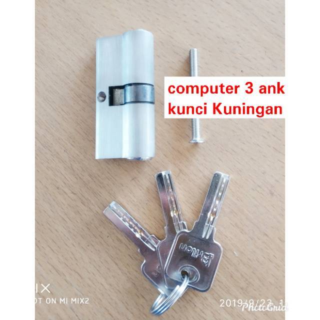 Promo sale cilinder 60 mm kuningan garansi 1 tahun cilinder kunci bisa untuk smua merk kunci pintu