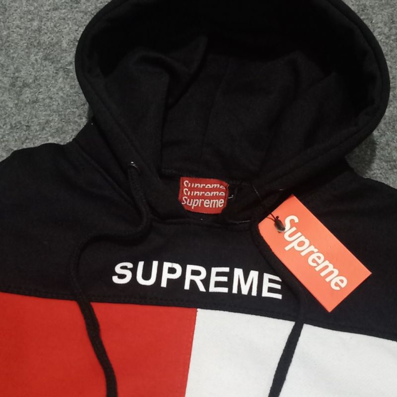 OONLINENAN.JAKET SWEATER HOODIE SUPREME MARK PREMIUM PULL TAG WAS + LEBEL HOODIE SUPREME PRIA WANITA