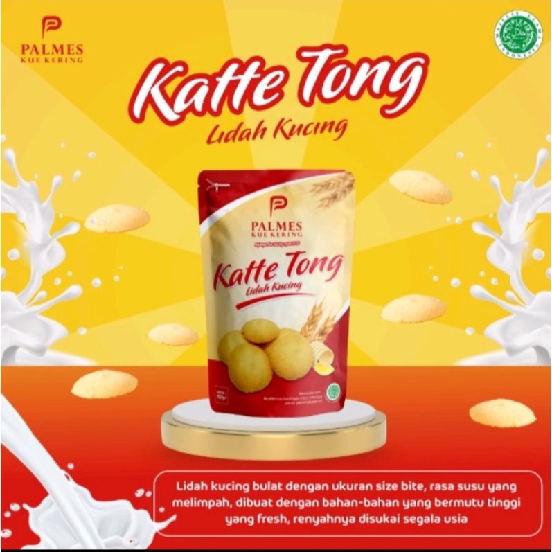 

BEST SELLER Kue Kering Palmes Lidah Kucing (Katte Tong)