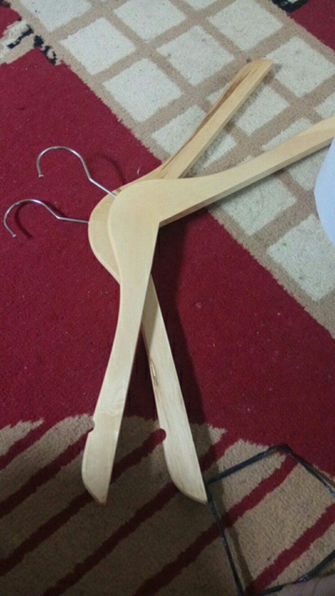 Hanger Kayu Tanpa Palang ( Per Pcs )