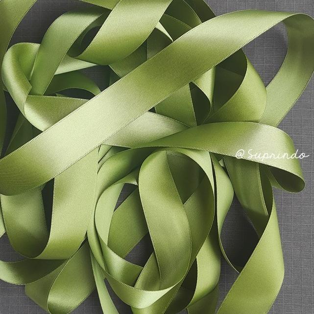 

Serba Grosir 4.5mtr/Pita Satin Import/ Double Faced Satin 38mm