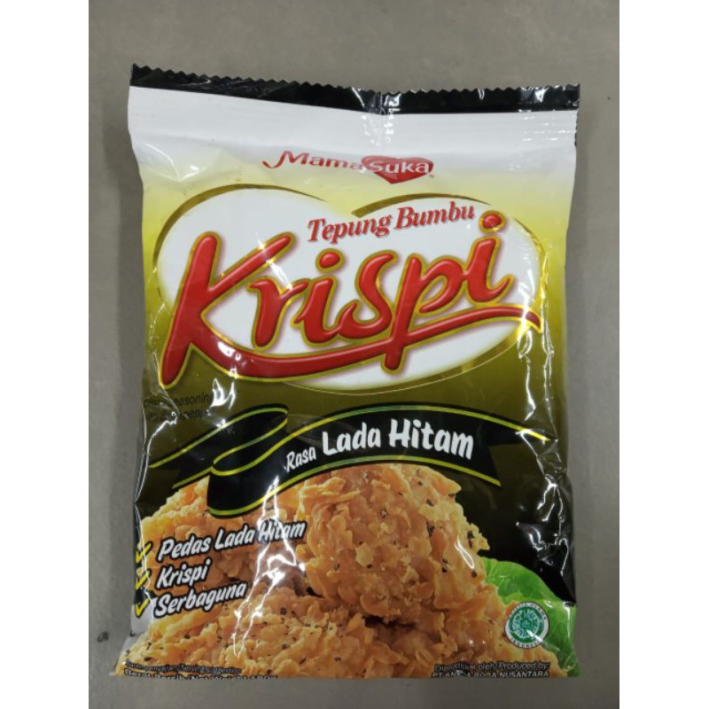 

mama suka tepung bumbu krispi rasa lada hitam 180gr