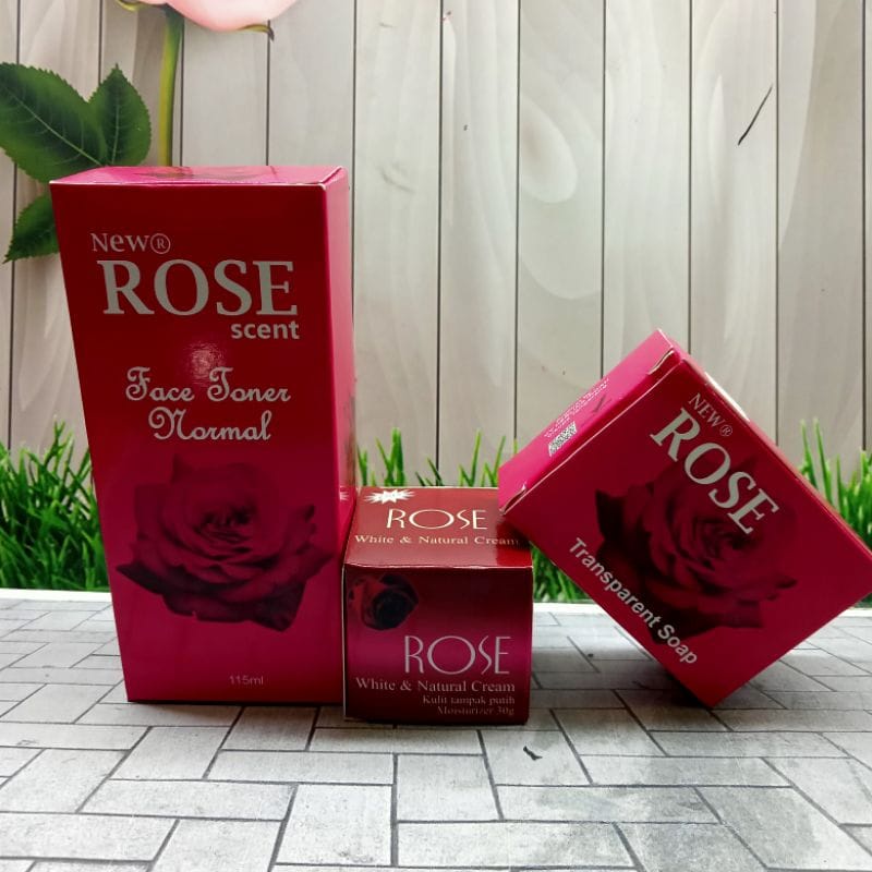 Paket cream rose 3in1 / Tersedia Pilihan plus Toner atau Serum / Silahkan Pilih Sesuai Kebutuhan