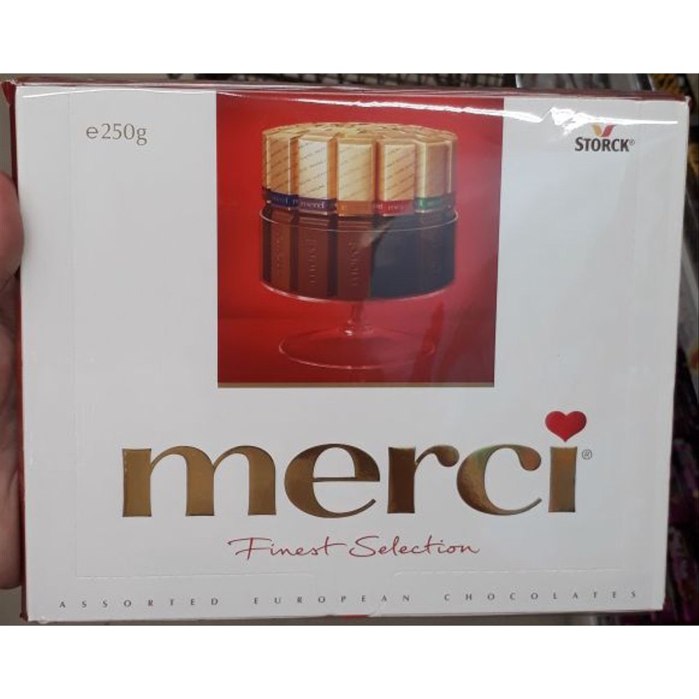 

Merci assorted european chocolate finest selection 250 gram Terlaris