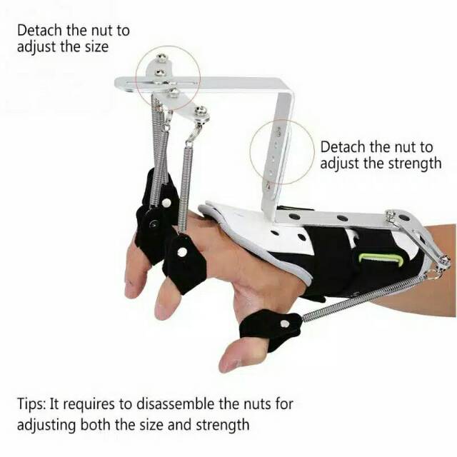 Alat terapi latihan kekuatan otot jari wrist hand orthotik