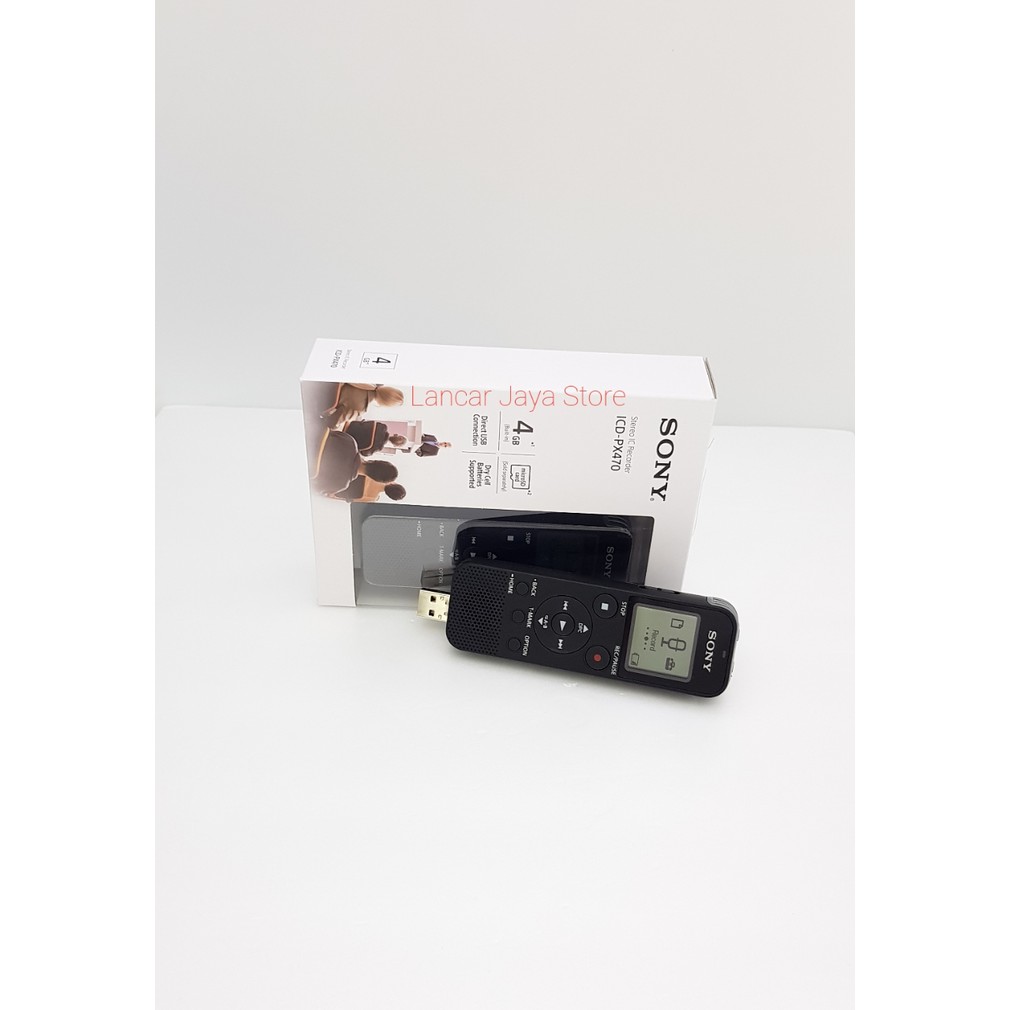 Voice Recorder sony ICD-PX470 - Hitam Perekam Suara Sony PX-470