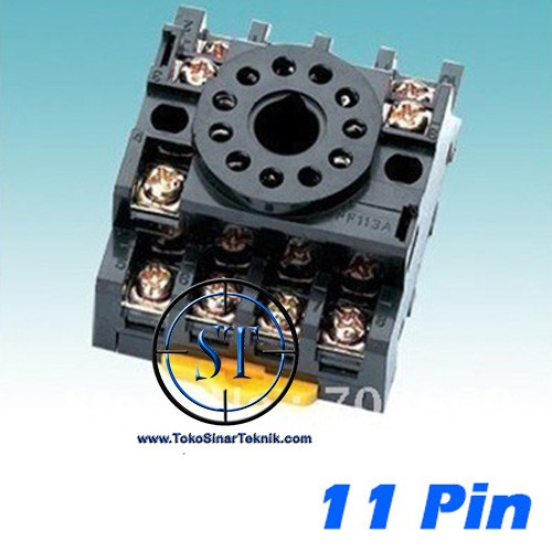 Socket Relay 11 Pin Mk3P MK3P-I 220VAC Pasangan Soket mk3p 11pin