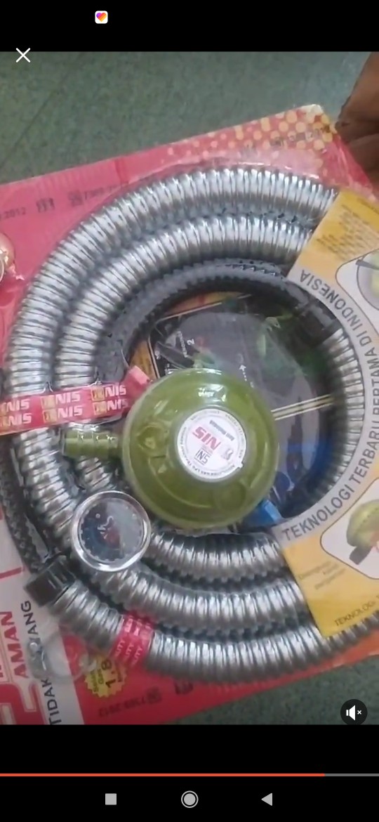 Selang Paket Regulator Anti Meledak 2pengunci