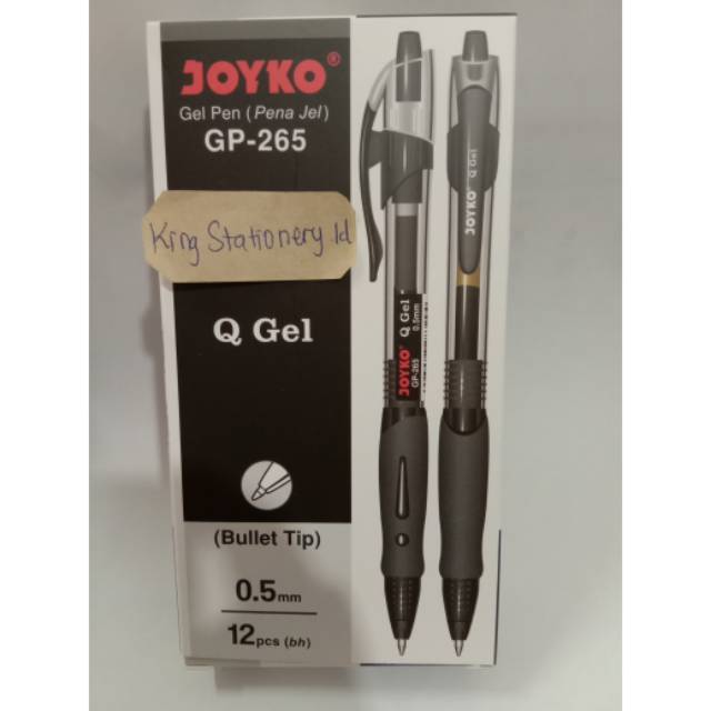 

[PACK] Pulpen gel joyko Q Gel (isi 12 pcs)