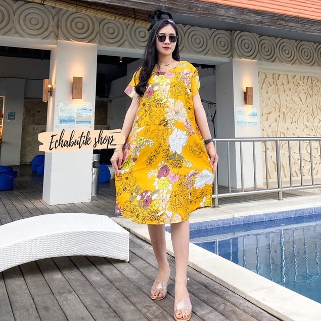 DASTER/DRES BALI-krisan mustard