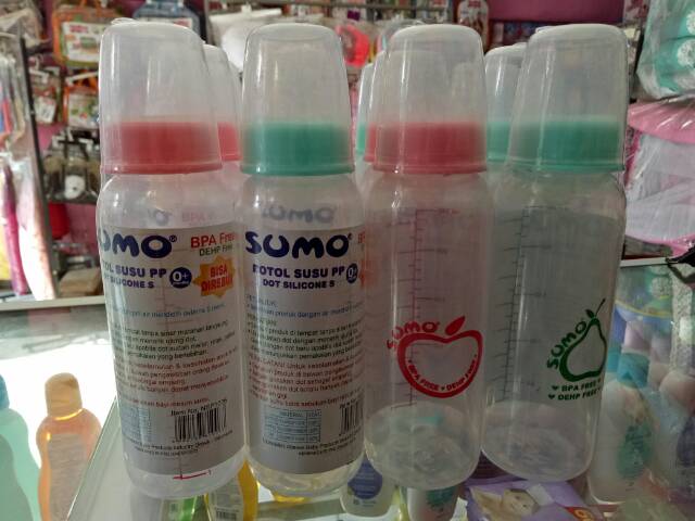 Botol Susu Bayi Sumo Dot Silicone/ BPA free 240 ml Bisa Di Rebus