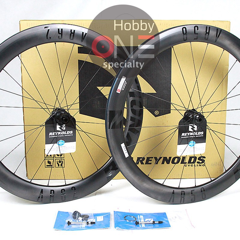 REYNOLDS AR58 62 CLINCHER TUBELESS CARBON DISC WHEELSET