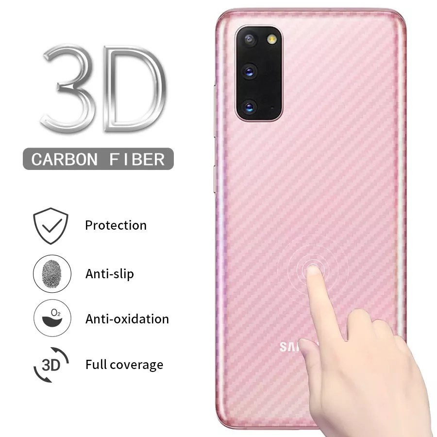 Back skin karbon atau gaskin carbon 3d samsung s9+ , anti gores anti jamur anti licin