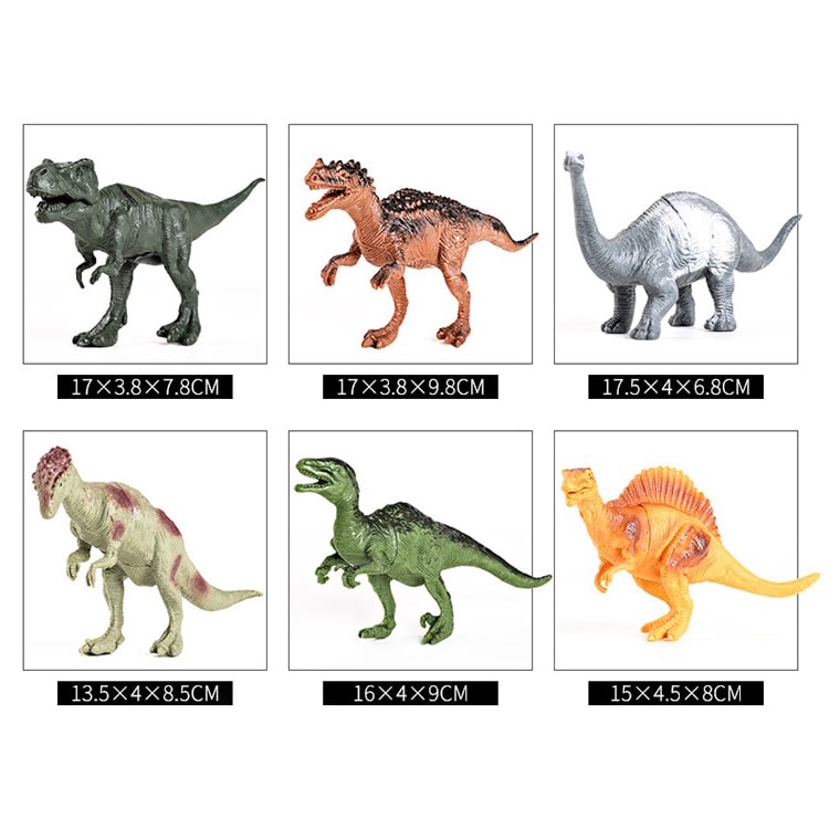 Mainan Figurine Miniature Animals or Dinosaurs - animal 58 pcs / dino 44 pcs