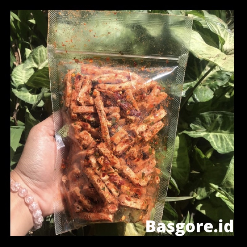 

Basreng pedas dan gurih daun jeruk Basgore.id