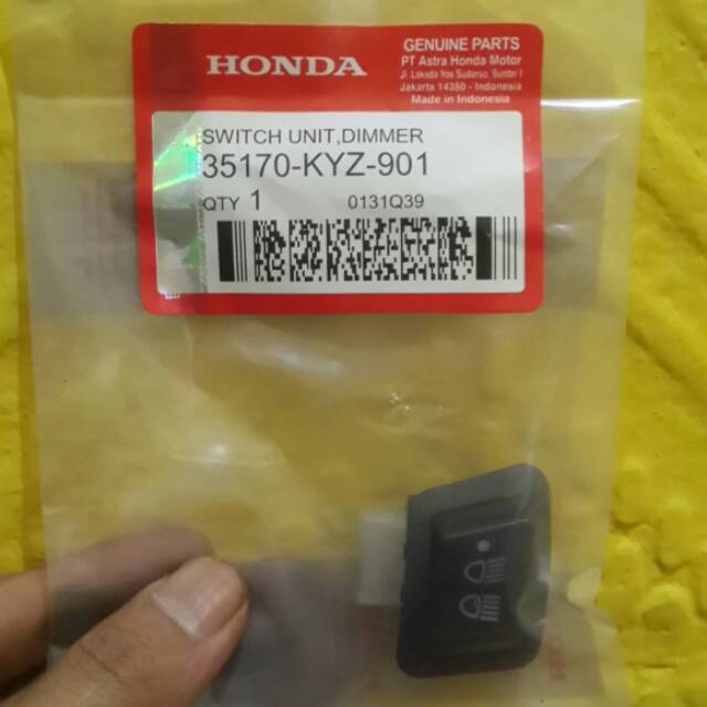 Tombol Saklar Dim 3 Fungsi Honda Beat FI.revo.vario.scoopy