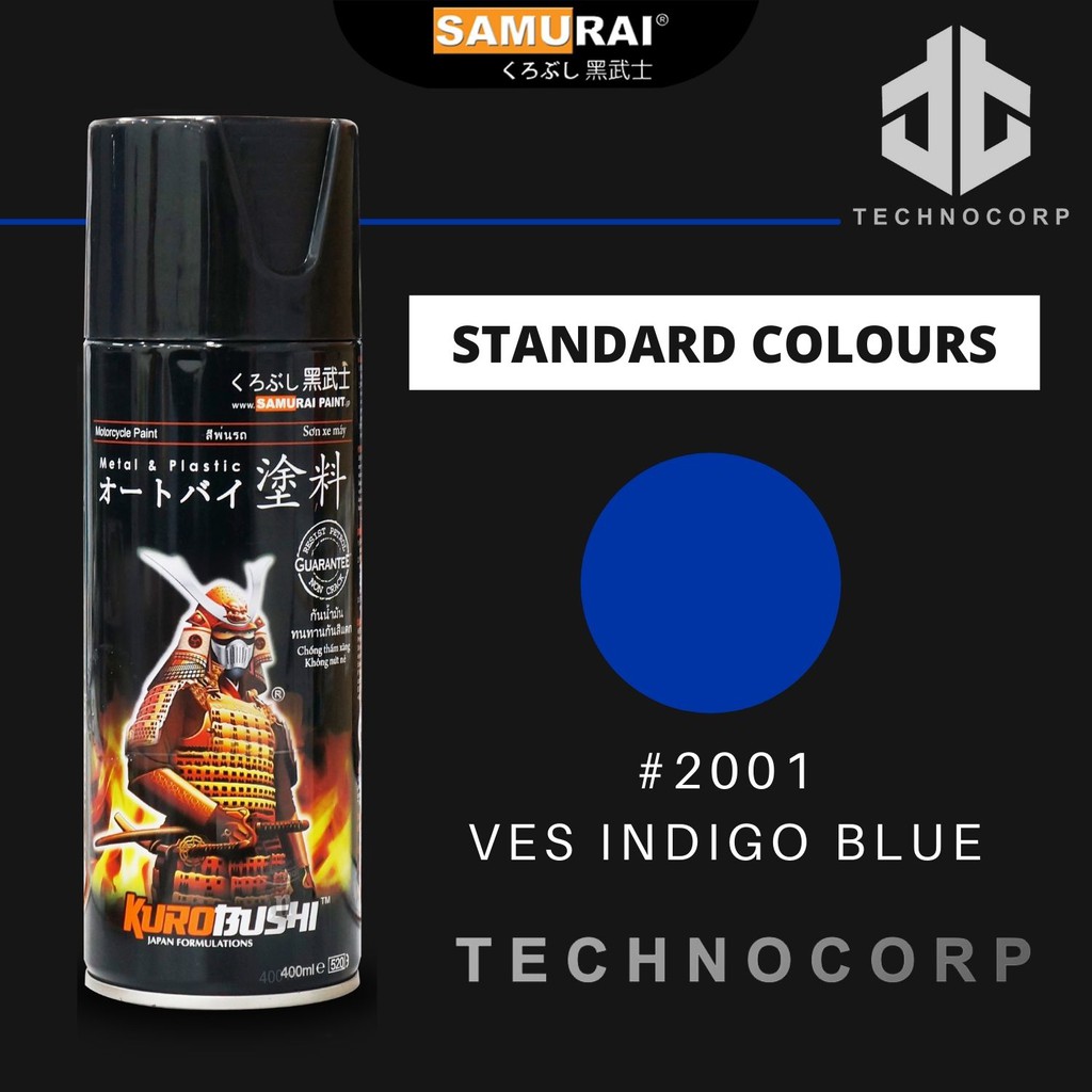 

Cat Semprot SAMURAI PAINT 2001 VES INDIGO BLUE
