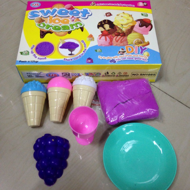 Mainan Sweet Ice Cream Pasir Kinetik SH-1085 Mainan Anak