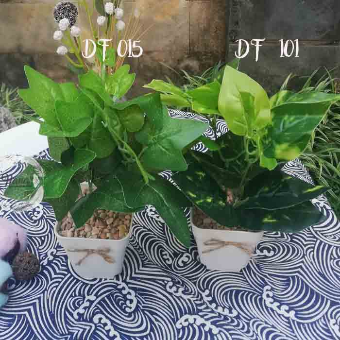 Tanaman daun artificial/daun hijau plastik/daun artificial/bunga plastik