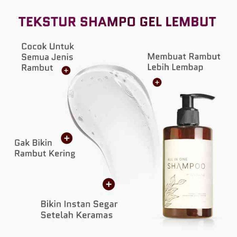 SHAMPO JEVARINE ALL IN ONE ORIGINAL !!! Shampo Rambut Rontok, Perawatan Rambut dan Efektif menumbuhkan rambut