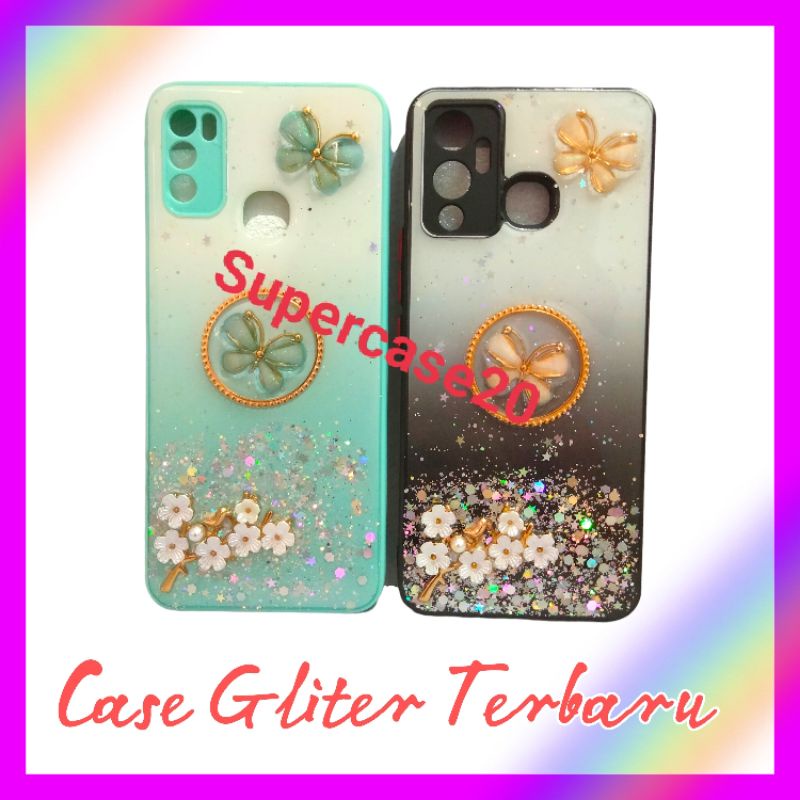 Xiaomi Redmi 9A 9C 10A 10C Case Gliter Swarovski Mewah Type Terbaru Casing Gliiter Cantik