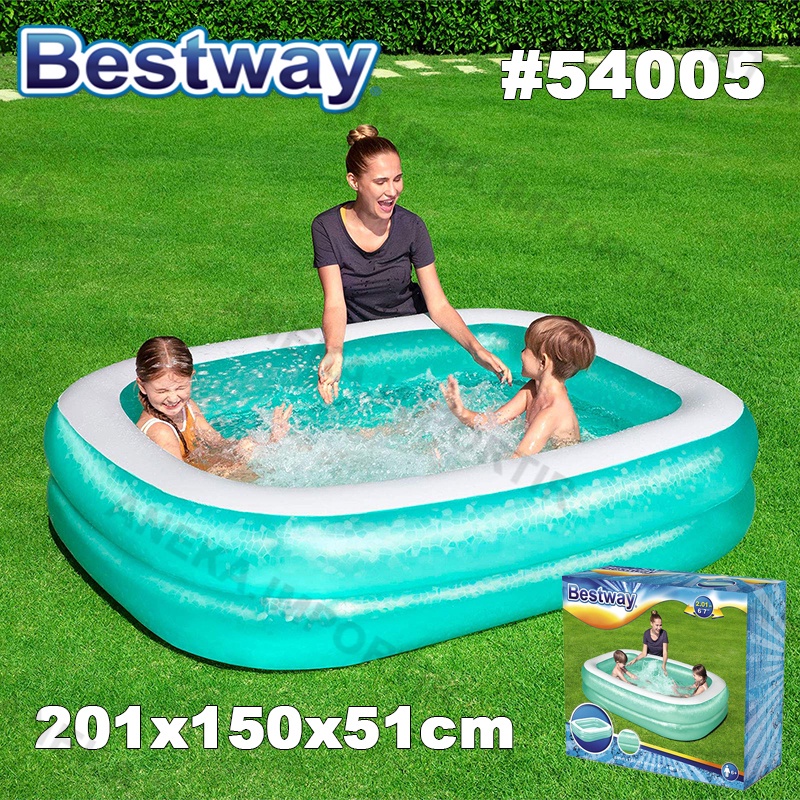 Kolam renang anak jumbo murah  # 54005,  kolam renang bayi bestway, kolam anak rectangular, kolam bola, balon renang bayi inflatable