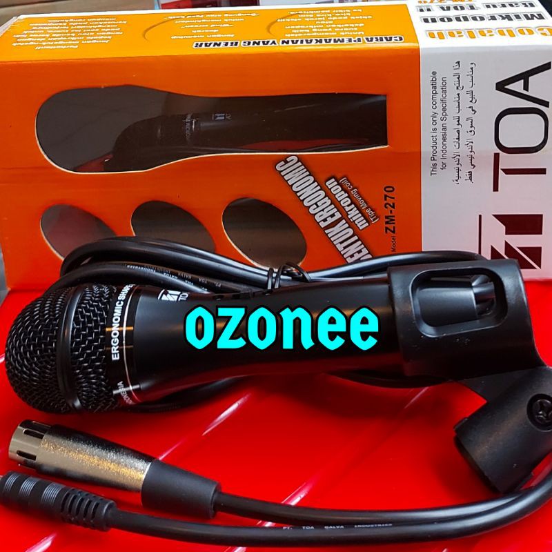 MIC KABEL TOA ZM 270 MICROPHONE TOA ZM 270 ORIGINAL