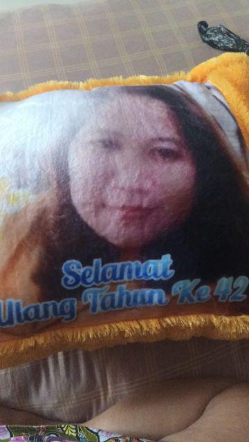 Bantal Foto 1 Hari Jadi Gratis Pakai Nama