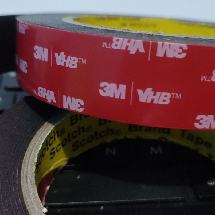 

Terlaris Double Tape Vhb 3M 5952 Black- Double Tip Paling Kuat 1In X 5 Mtr Bergaransi
