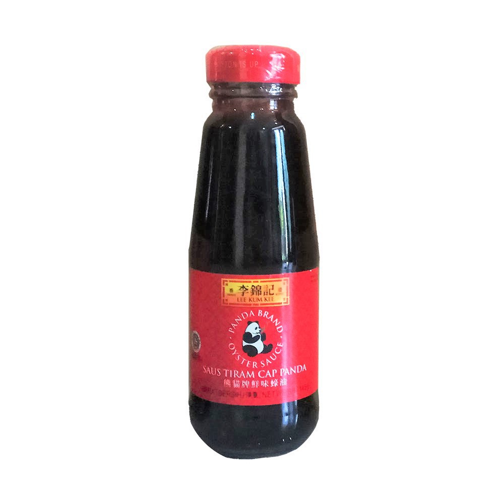 

SAUS SAOS TIRAM CAP PANDA LEE KUM KEE 145 GR BOTOL OYSTER SAUCE