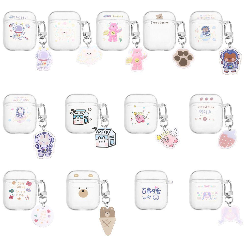 POPULAR Casing Earphone Populer Bahan TPU Anti Jatuh Soft Shell Untuk Airpods1/2