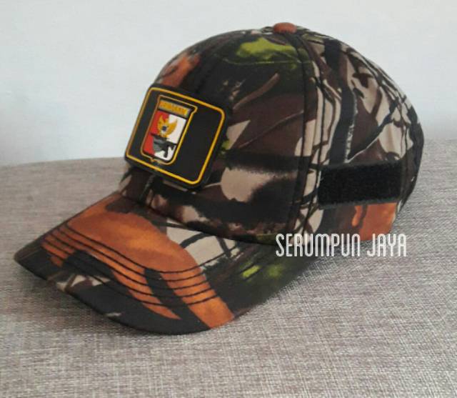 TOPI PERBAKIN CAMO - TOPI PERBAKIN CAMO VELCRO + PATCH