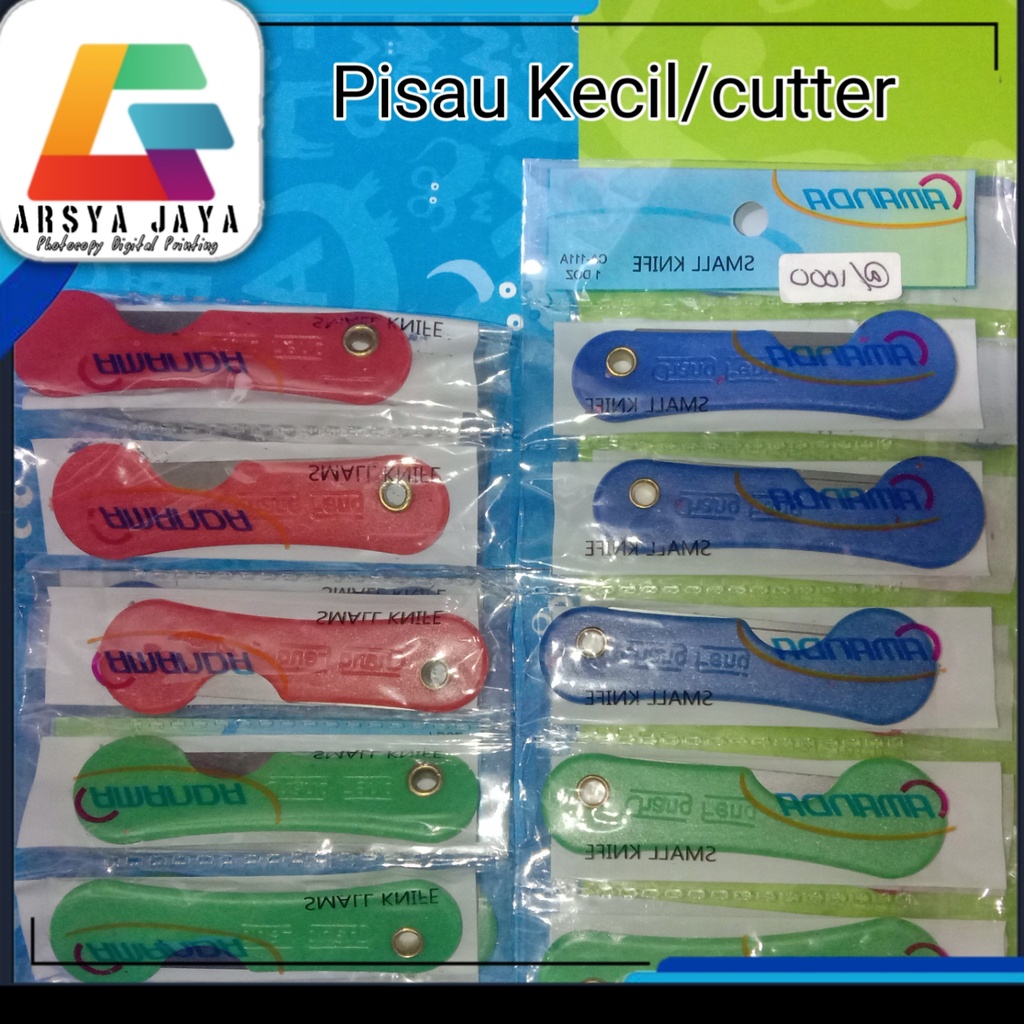 

Pemes Warna Renteng Pemes Mini | Cutter Lipat Cutter Kecil