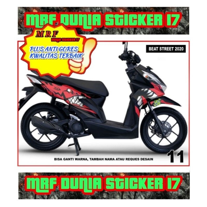 Sticker decal Beat street 2020 Full Body decal Beat street 2020 body Sticker Beat street 11