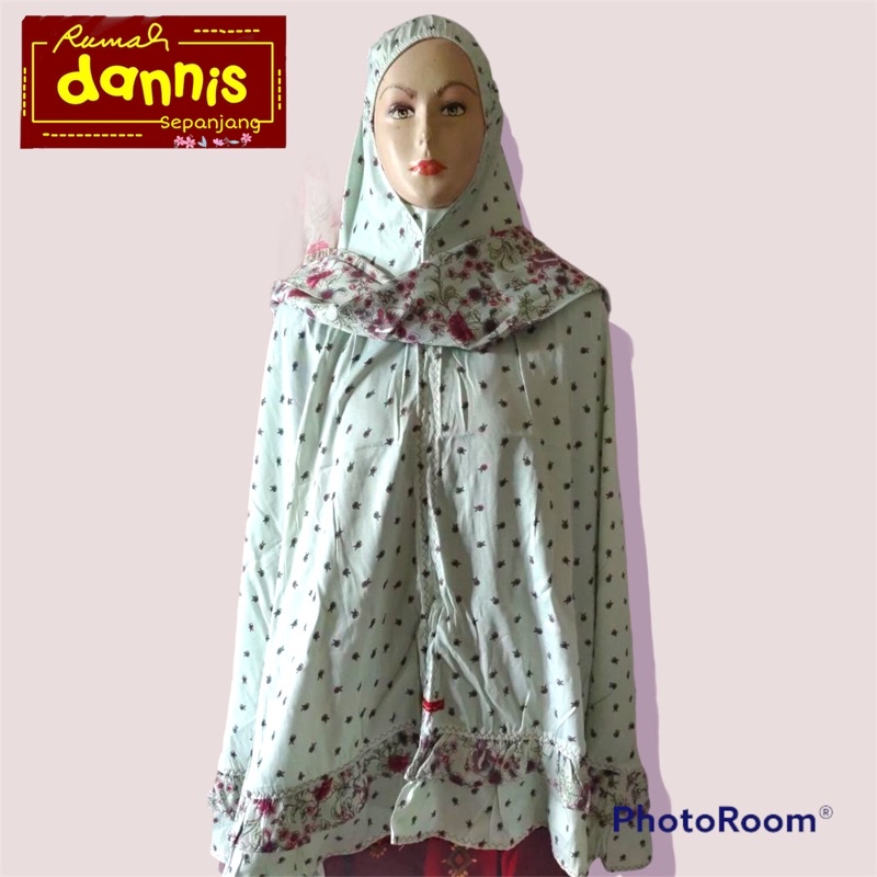 Rumah Dannis Mukenah Anak Potongan Atas Bawah Size S