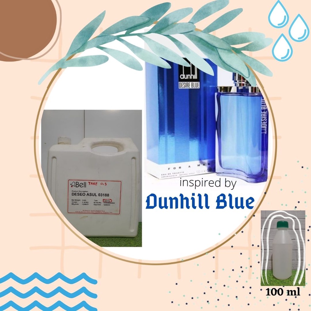 DUNHILL BLUE BELL PARFUM WANGI PRIA ASLI 100ML TANPA CAMPURAN MURNI