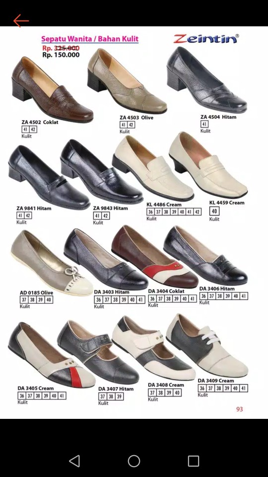 Sepatu Kerja Wanita Sepatu Kantor Wanita Kasual Formal  Sepatu Wedghes Promoterbaru Sb 6655