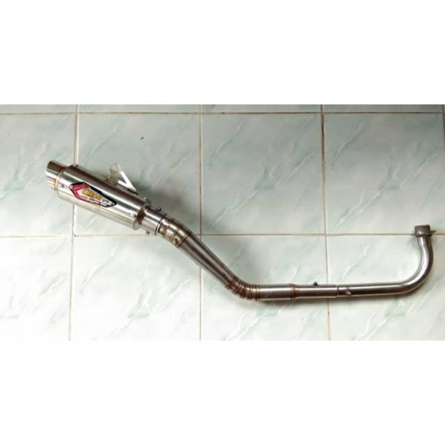 Knalpot creampie kolong  klem paten for jupiter vega supra smash shogun crypton dll
