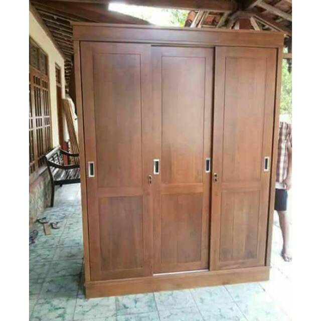 lemari minimalis sliding mebel Jepara mebel jati Jepara mebel Jepara murah