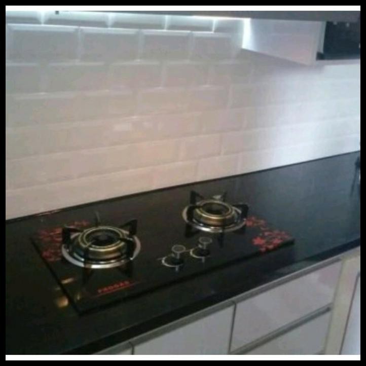 Progas Kompor Gas Kaca / Tanam 2 Tungku