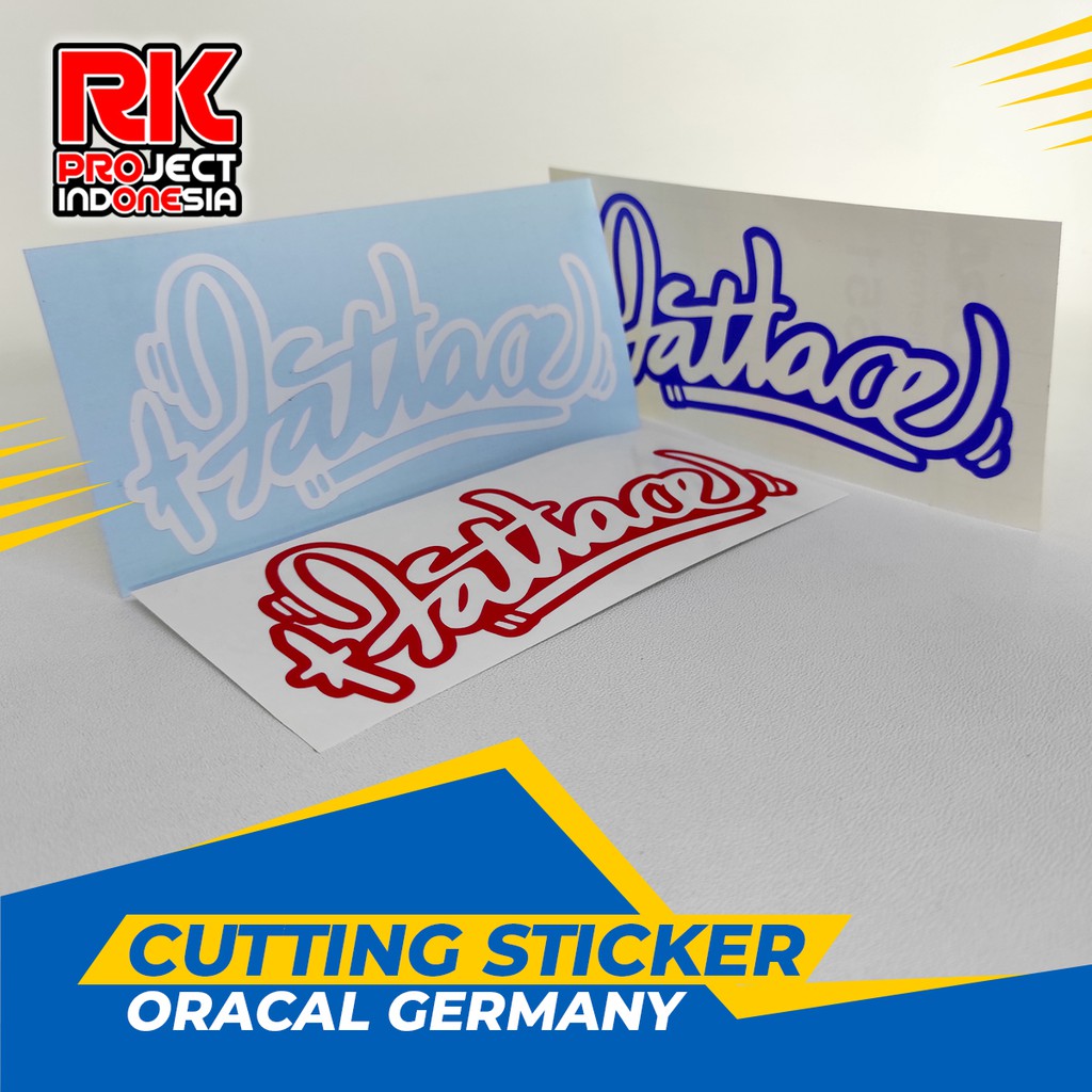 

FATLACE 1 CUTTING STICKER / STIKER ORACAL 651 / ORAFOL 6510