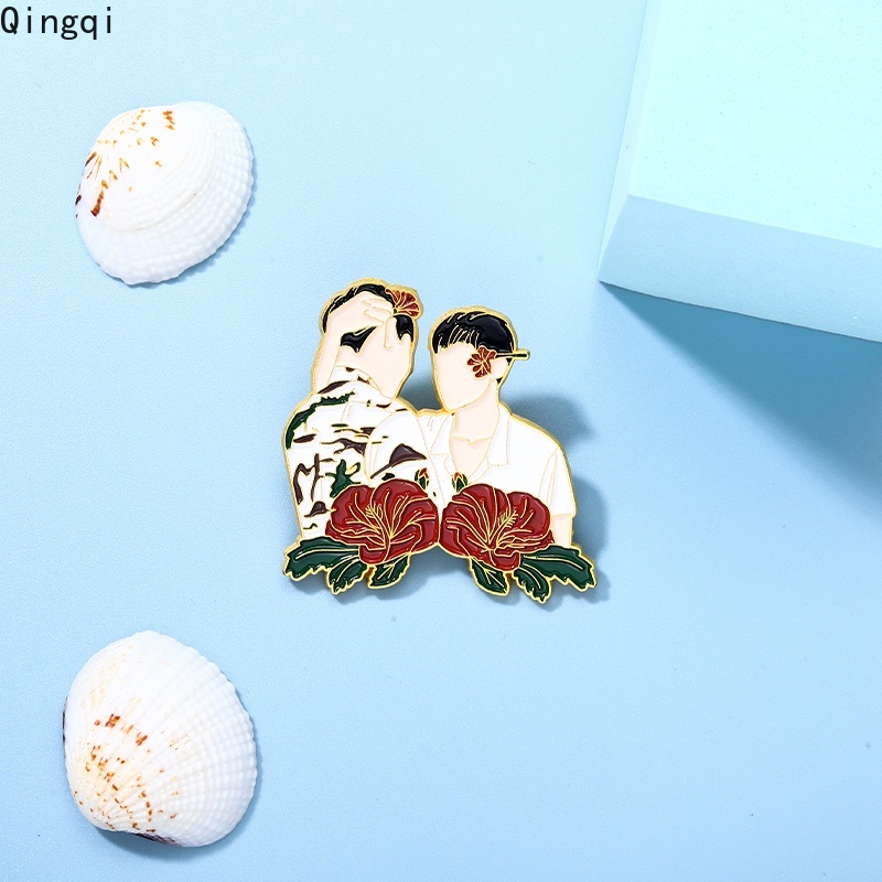 Bkpp Bros Pin Enamel Desain Kartun Hibiscus Serial TV CP Untuk Hadiah Penggemar